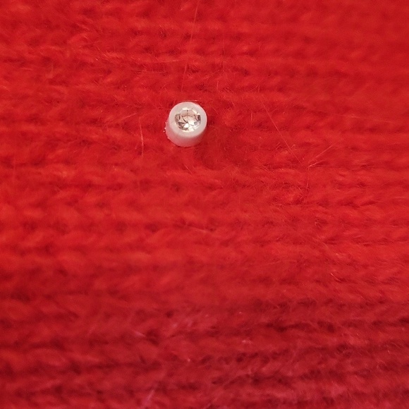 Vintage plaza bis lambswool and angora top in red - Picture 4 of 6